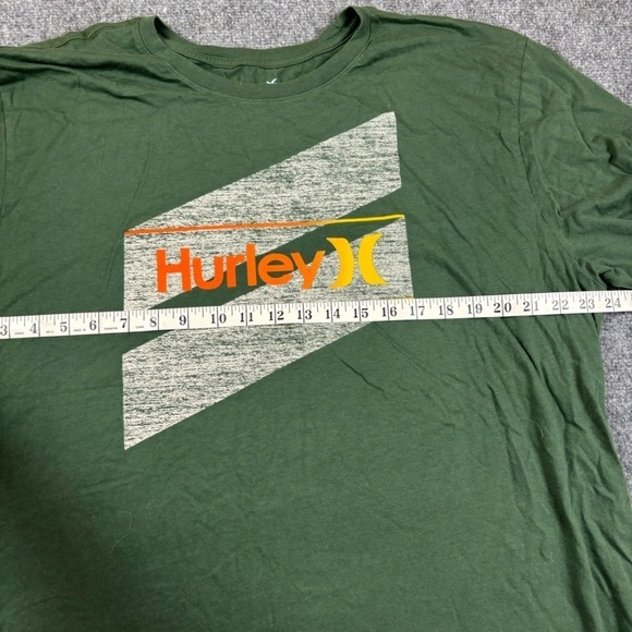 HURLEY Mens Green Logo T- Shirt Everyday Washed  size: XL - Picture 5 of 5